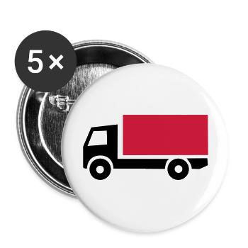 lkw_02 - Buttons large 2.2''/56 mm (5-pack) - white - Front