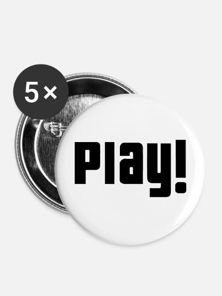 831 - Buttons groß 56 mm (5er Pack) - Weiß