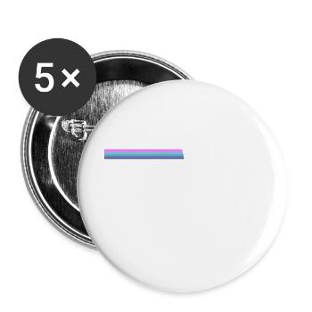 1989 - Lot de 5 grands badges (56 mm) - blanc - Devant