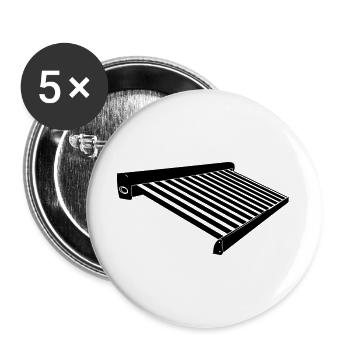 Sun protection sun canopies - Buttons large 2.2''/56 mm (5-pack) - white - Front