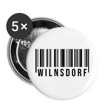 Wilnsdorf Westerwald - Buttons groß 56 mm (5er Pack) - Weiß - Vorne