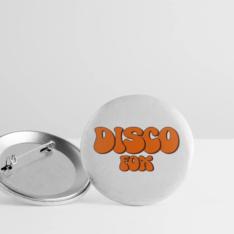 Disco Fox Dance Dancer Discotheque Discofox Dancing Buttons large 2.2''/56 mm (5-pack)
