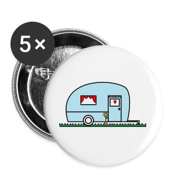 HOLIDAY. HAPPY HOLIDAYS. MISTRESS. MASTER. TEACHER - Buttons large 2.2''/56 mm (5-pack) - white - Front