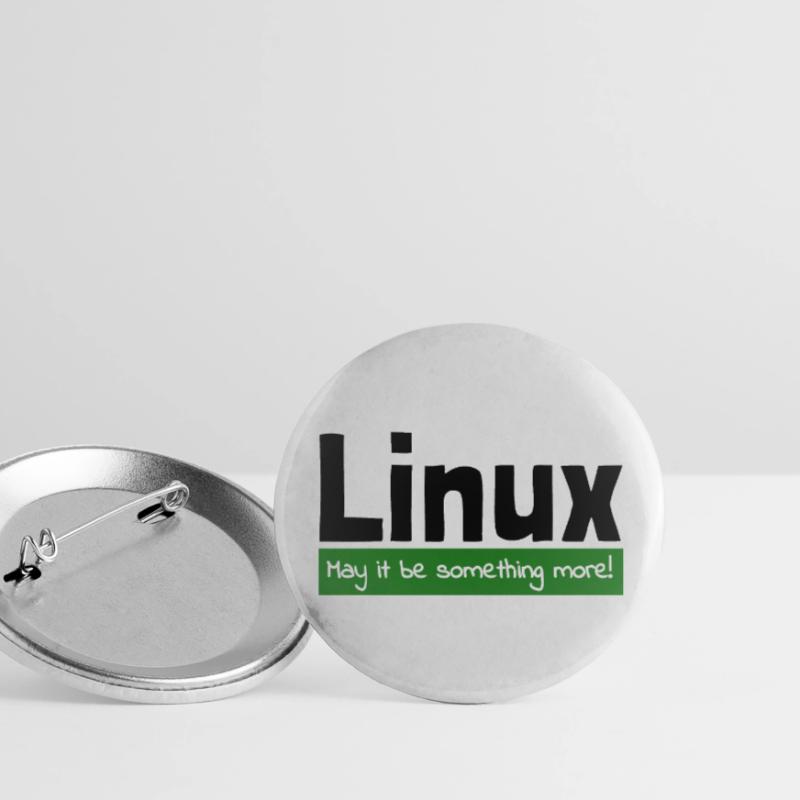 Linux Computer Computerarbeit witzige Sprüche Nerd Buttons groß 56 mm (5er Pack)