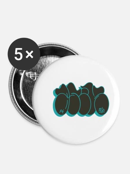 Unbenanntes Projekt 21 - Buttons groß 56 mm (5er Pack) - Weiß