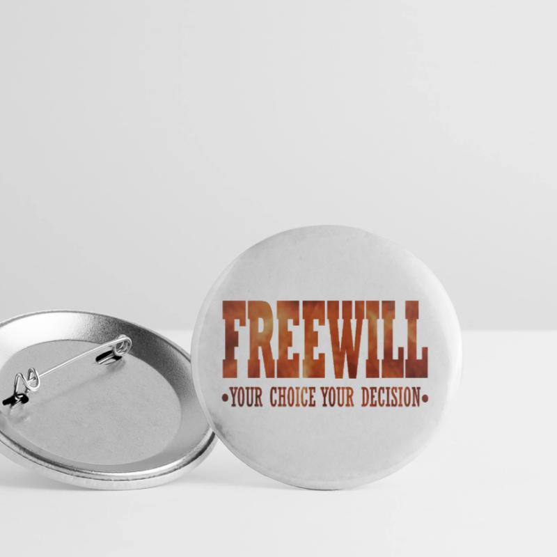 FreeWill Buttons large 2.2''/56 mm (5-pack)