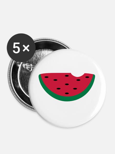 melon - Buttons large 2.2''/56 mm (5-pack) - white