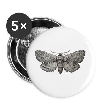 Motte Vintage - Buttons groß 56 mm (5er Pack) - Weiß - Vorne