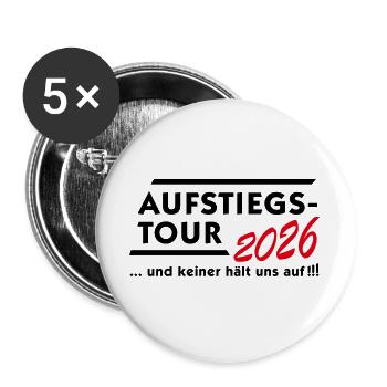 Ascension Tour 2026 - Buttons large 2.2''/56 mm (5-pack) - white - Front