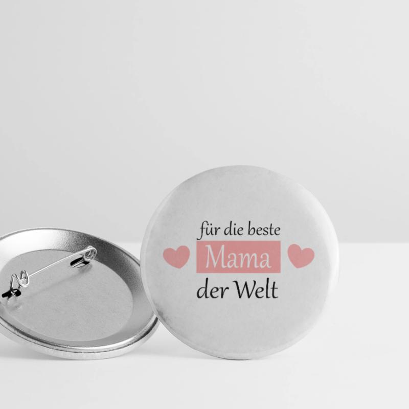 Muttertags Geschenk Mutter Muttertag Geschenkidee Buttons groß 56 mm (5er Pack)