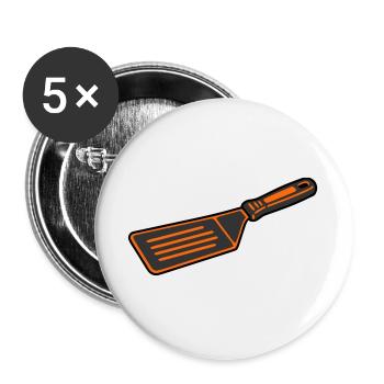 Grill Turner BBQ Spatula Grill Master Cooking - Buttons large 2.2''/56 mm (5-pack) - white - Front