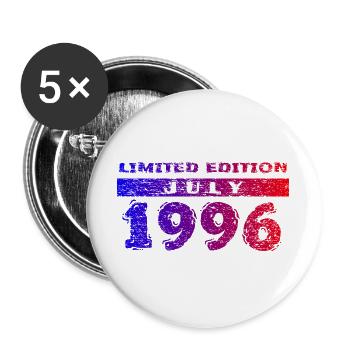 30th Anniversary Limited Edition 07/1996 - Buttons large 2.2''/56 mm (5-pack) - white - Front