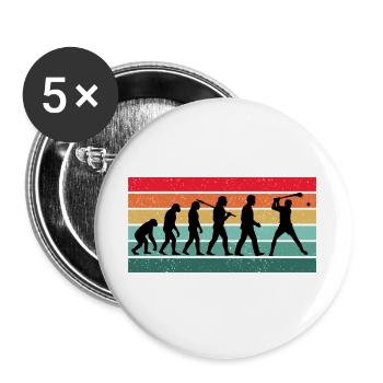Hurling Player Coach Funny Team Hurlers Gift - Buttons large 2.2''/56 mm (5-pack) - white - Front