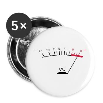 vu meter ii EN - Buttons large 2.2''/56 mm (5-pack) - white - Front