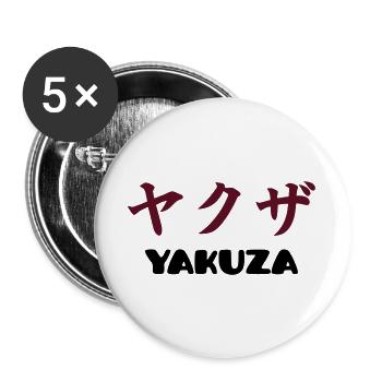 Yakuza (V) - Buttons groß 56 mm (5er Pack) - Weiß - Vorne
