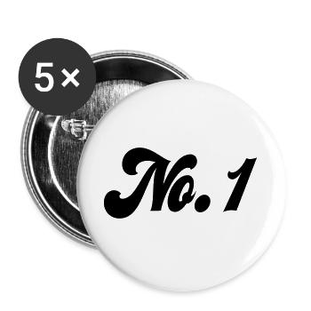 6061912 122176327 no 1 - Lot de 5 grands badges (56 mm) - blanc - Devant