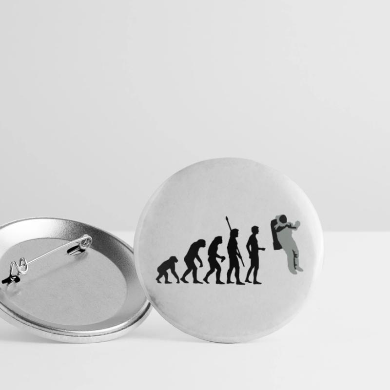 evolution_astronaut_2c Lot de 5 grands badges (56 mm)