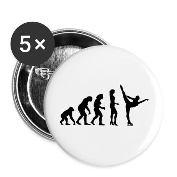 evolution_eiskunst_c_1c - Buttons groß 56 mm (5er Pack) - Weiß - Vorne