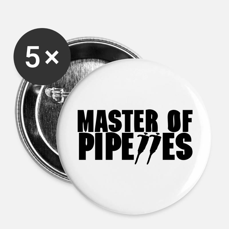 Master of Pipettes - Buttons large 2.2''/56 mm (5-pack) - white