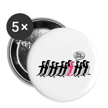 stay unique - Buttons large 2.2''/56 mm (5-pack) - white - Front