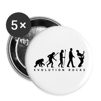 evolution_rocks_032012_g1c - Lot de 5 grands badges (56 mm) - blanc - Devant