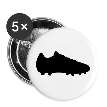 Soccer shoe - Buttons large 2.2''/56 mm (5-pack) - white - Front