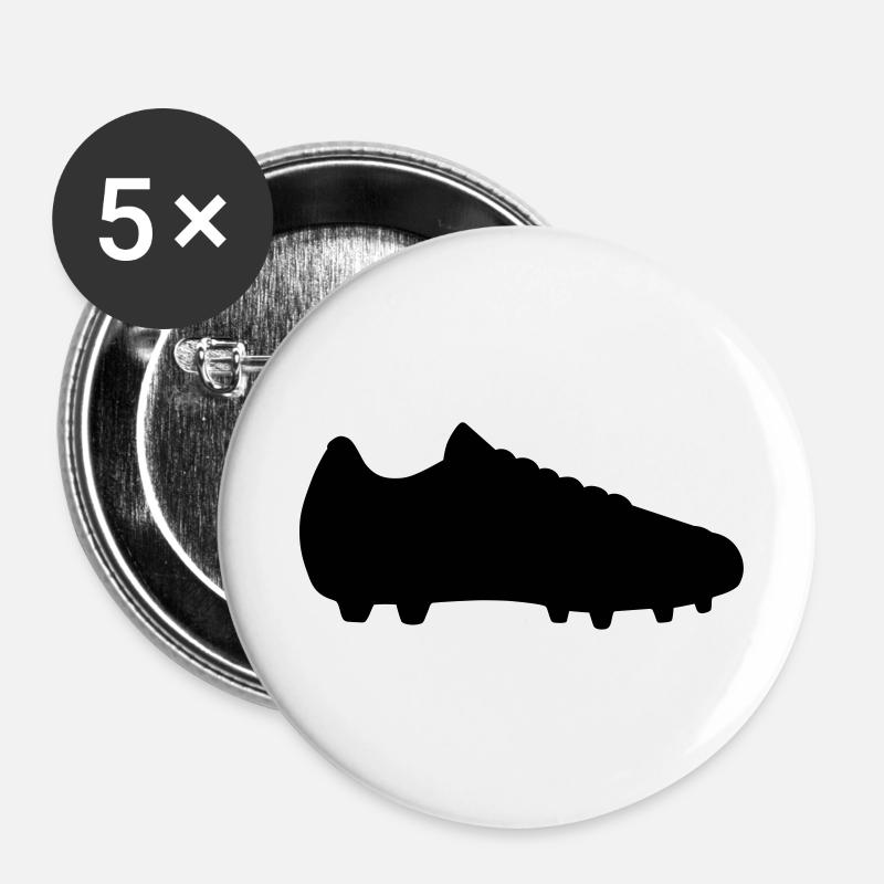 Soccer shoe - Buttons large 2.2''/56 mm (5-pack) - white