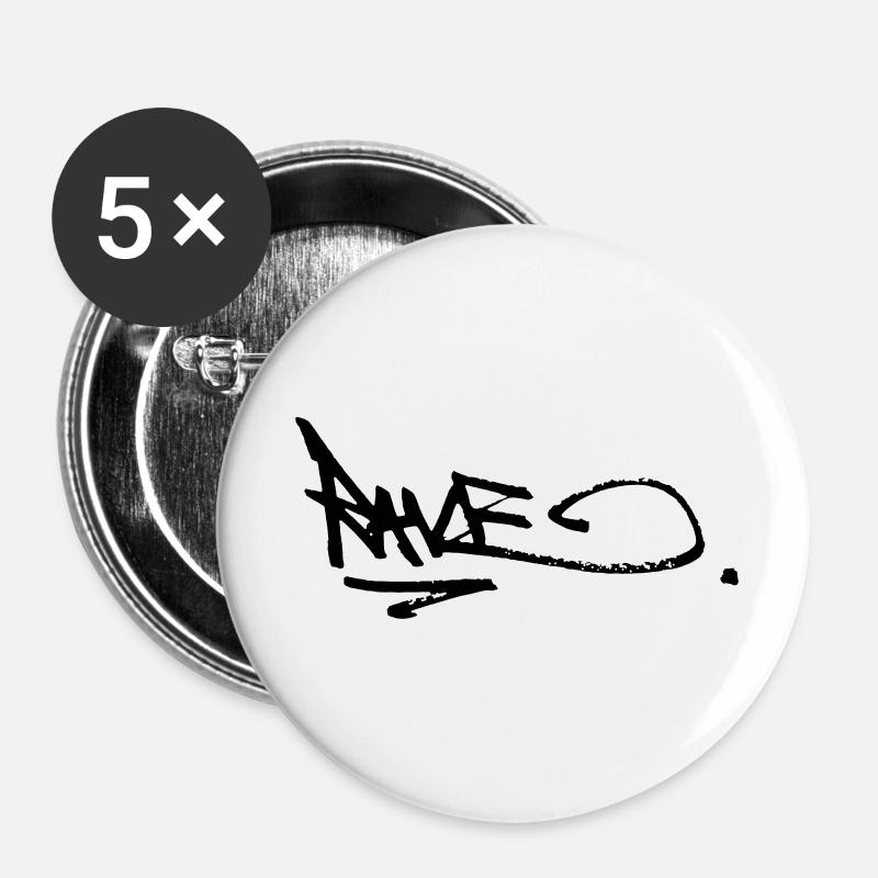 rzhw tag 2 - Buttons large 2.2''/56 mm (5-pack) - white