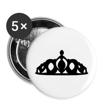 diadem_2 - Buttons groß 56 mm (5er Pack) - Weiß - Vorne