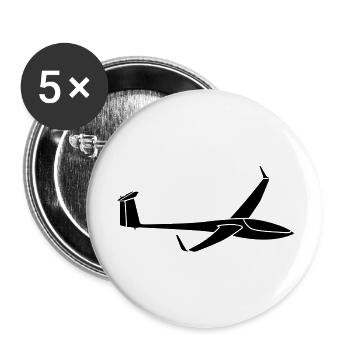 DG800 - Buttons groß 56 mm (5er Pack) - Weiß - Vorne