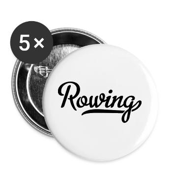 Rowing - Buttons large 2.2''/56 mm (5-pack) - white - Front