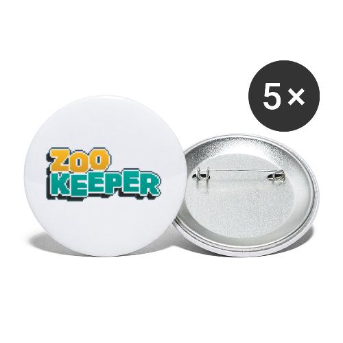 Classic ZooKeeper Official Logo - Buttons large 2.2''/56 mm (5-pack)