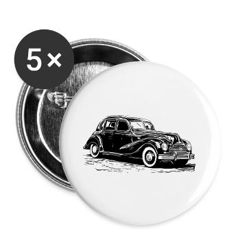 EMW 340/2 break - Lot de 5 grands badges (56 mm) - blanc - Devant