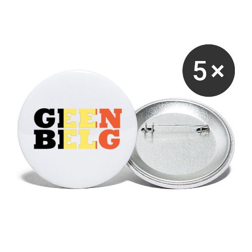GEEN BELG - Buttons groot 56 mm (5-pack)