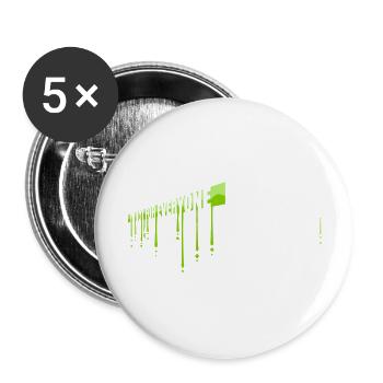 Im not for everyone - Buttons large 2.2''/56 mm (5-pack) - white - Front