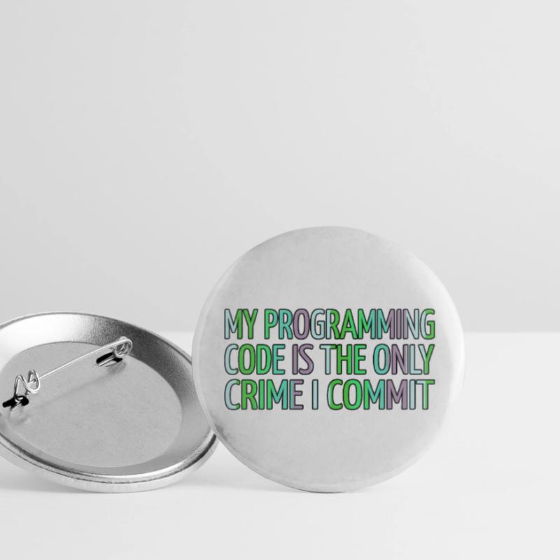 Computer Language Jokes Present Backend Developer Buttons large 2.2''/56 mm (5-pack)