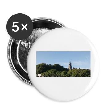 View of Sligo Courthouse, Ireland. - Buttons large 2.2''/56 mm (5-pack) - white - Front