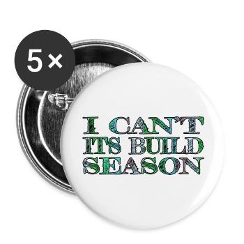 Déclaration de plaisir familial en génie biomédical - Lot de 5 grands badges (56 mm) - blanc - Devant