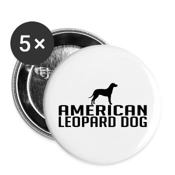 AMERICAN LEOPARD DOG Hunderasse Hund Wilsigns - Buttons large 2.2''/56 mm (5-pack) - white - Front