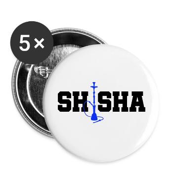 hookah - Buttons large 2.2''/56 mm (5-pack) - white - Front