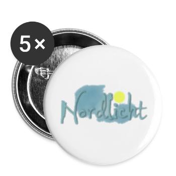 Northern Lights 20 - Buttons large 2.2''/56 mm (5-pack) - white - Front