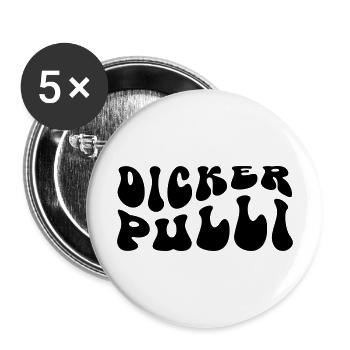 Dicker Pulli - Buttons groß 56 mm (5er Pack) - Weiß - Vorne