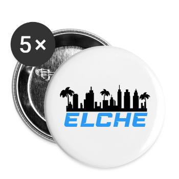 Élans - Lot de 5 grands badges (56 mm) - blanc - Devant