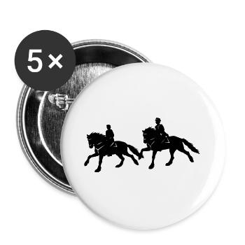Friesen Reiter - Buttons groß 56 mm (5er Pack) - Weiß - Vorne