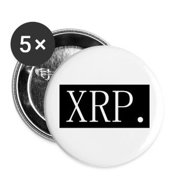 [HD] XRP - Lot de 5 grands badges (56 mm) - blanc - Devant