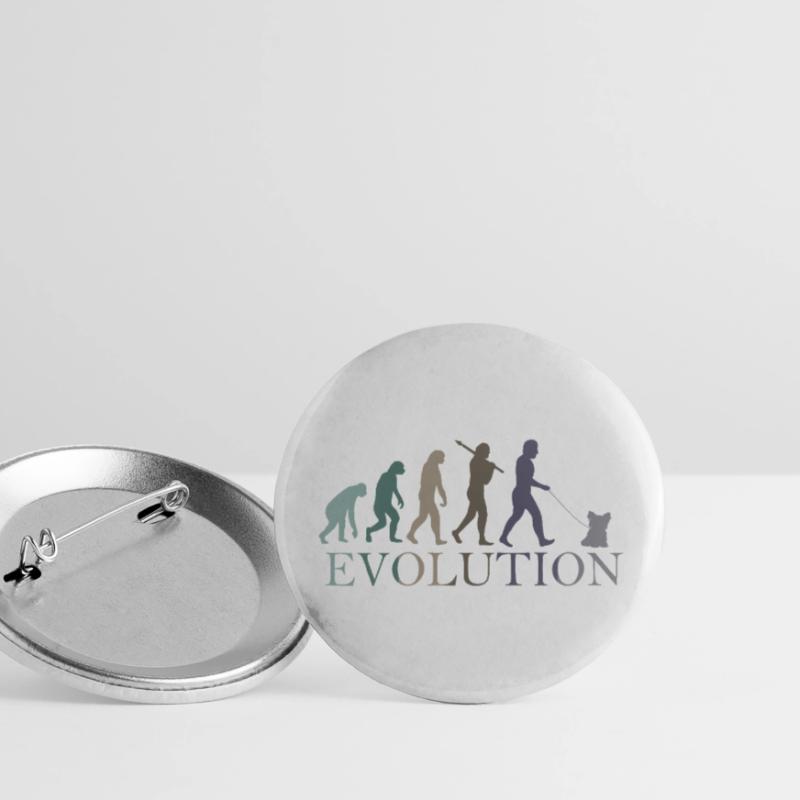 EVOLUTION Yorkshire Terrier Buttons groß 56 mm (5er Pack)