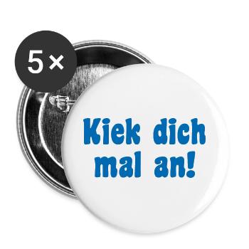 Modell Spruch Berliner - Buttons groß 56 mm (5er Pack) - Weiß - Vorne