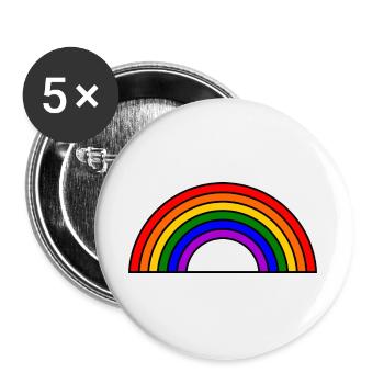 GELIEBTE. MEISTER. LEHRER. SCHULE - Buttons groß 56 mm (5er Pack) - Weiß - Vorne