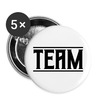 team - Buttons large 2.2''/56 mm (5-pack) - white - Front