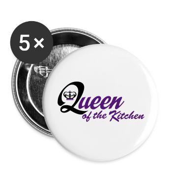 Chef - Buttons large 2.2''/56 mm (5-pack) - white - Front